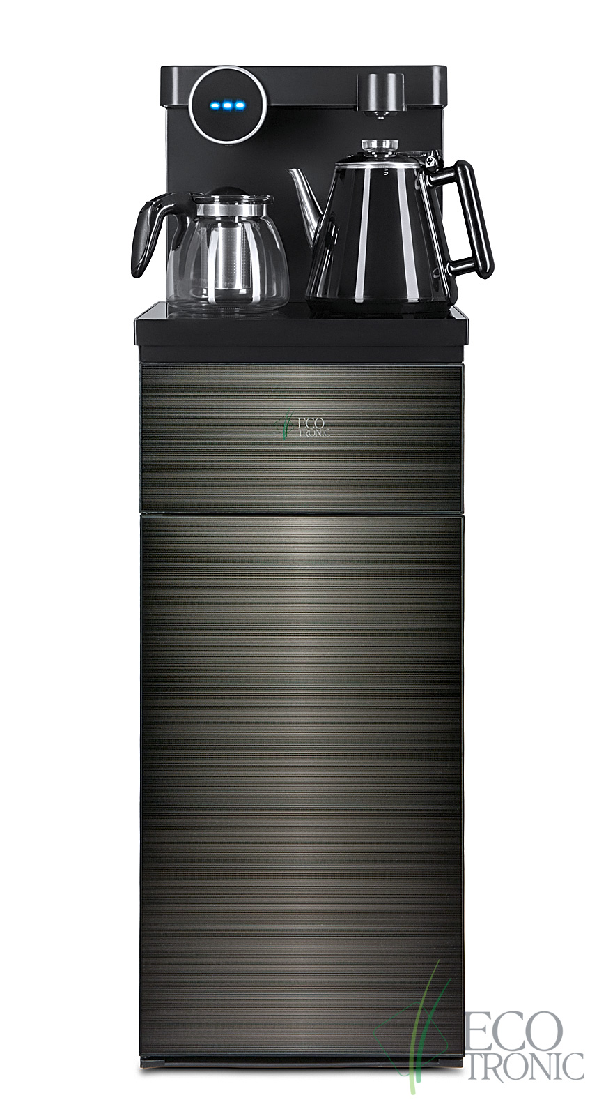 Кулер с чайным столиком Тиабар Ecotronic TB12-LNR black Кулер с чайным столиком Тиабар Ecotronic TB12-LNR black фото