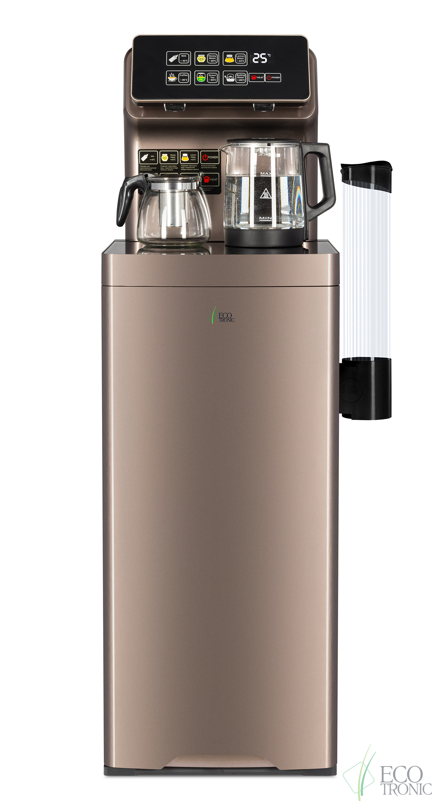 Кулер с чайным столиком Тиабар Ecotronic TB15-LNR gold Кулер с чайным столиком Тиабар Ecotronic TB15-LNR gold фото