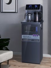 Кулер с чайным столиком Тиабар Ecotronic TB33-LNR UV dark grey
