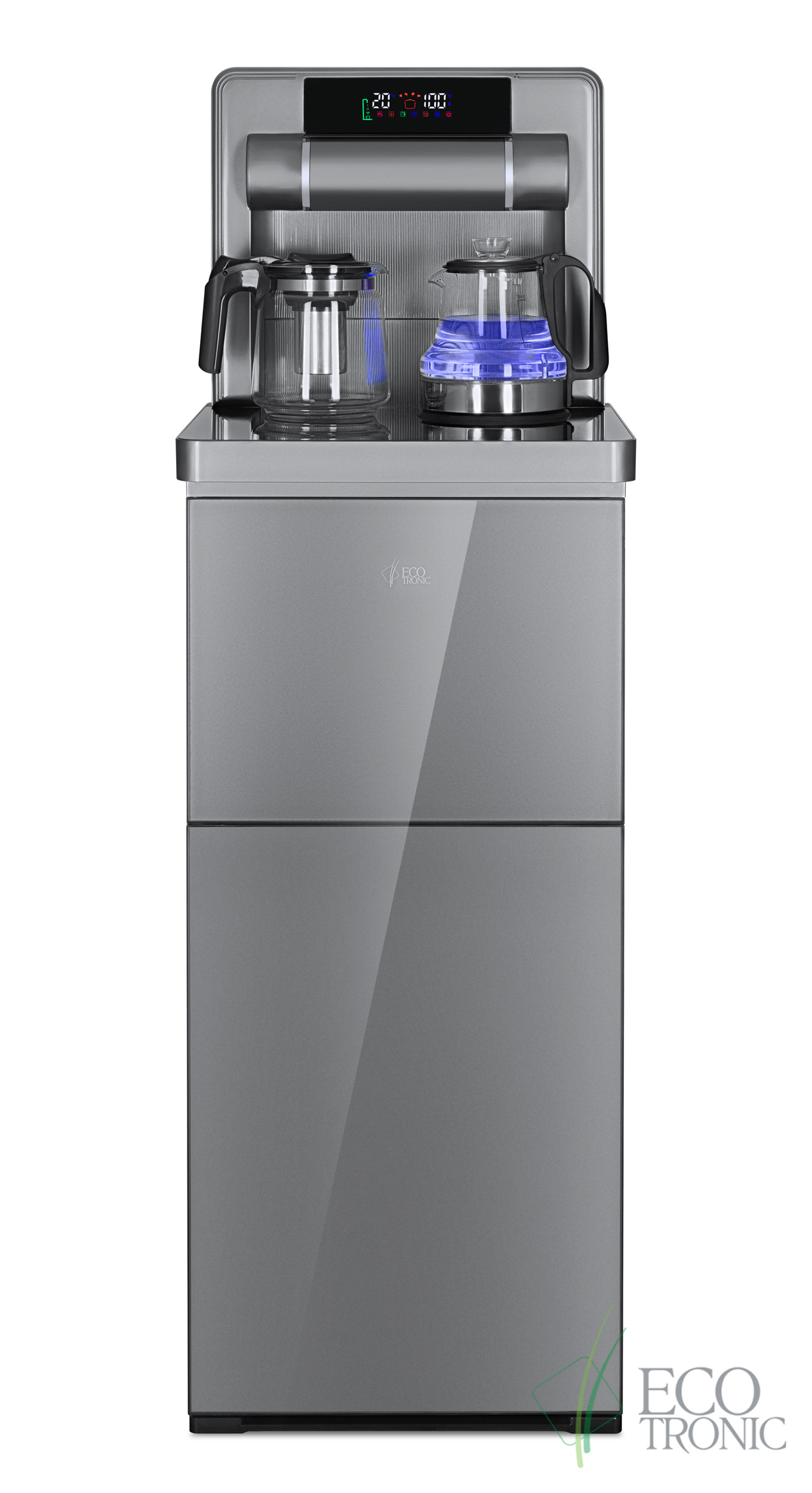 Кулер с чайным столиком Тиабар Ecotronic TB50-LNA grey Кулер с чайным столиком Тиабар Ecotronic TB50-LNA grey фото